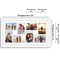 Americanflat 12x22 Collage Picture Frame - Fits Eight 4x6 Photos or One 12x22 Picture